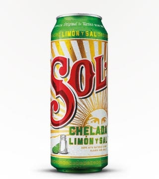 Sol Cerveza Limon y Sal Chelada 24oz (Can)