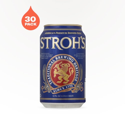 Stroh Brewery Stroh's Beer 30 Cans (12oz)