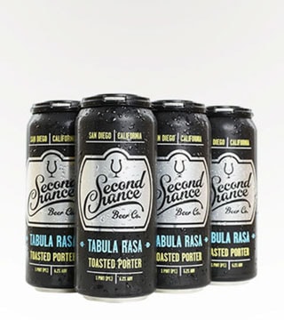 Second Chance Beer Tabula Rasa Toasted Porter 6 Cans