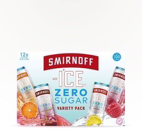 Smirnoff Ice Zero Sugar Variety Pack 12 Cans (12oz)