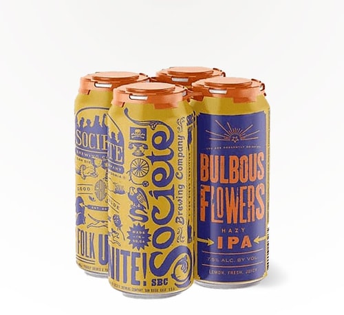 Societe Brewing Bulbous Flowers IPA 4 Pack (16oz)