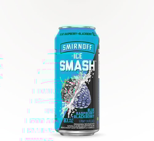 Smirnoff Smash Blue Raspberry and Blackberry 16oz (Can)