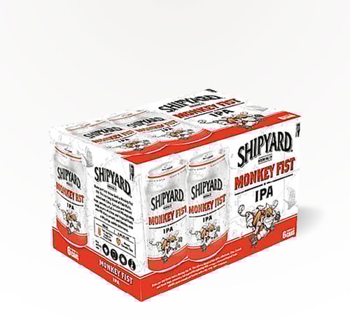 Shipyard Brewing Monkey Fist IPA 6 Cans (12oz)