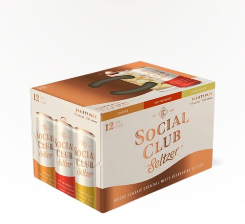 Social Club Hard Seltzer Variety Pack 12 Cans (12oz)