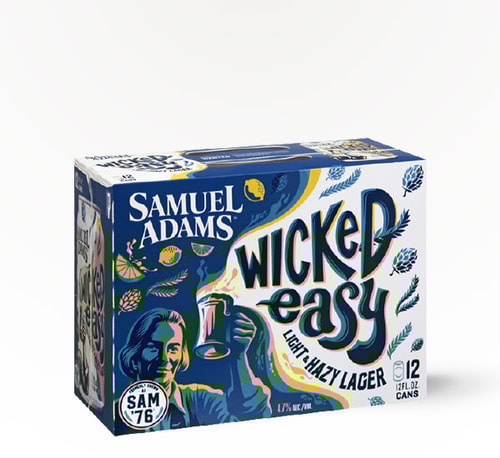 Samuel Adams Sam '76 Wicked Easy Lager 12 Cans (12oz)