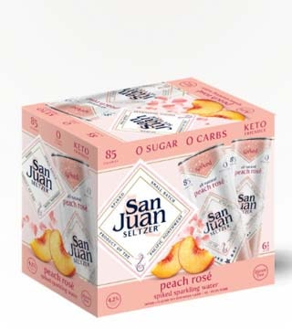 San Juan Seltzer Peach Rosé 6 Cans (12oz)