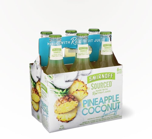 Smirnoff Ice Pineapple Coconut 6 Bottles (12oz)