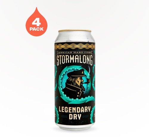 Stormalong Cider Legendary Dry Cider 4 Pack (16oz)
