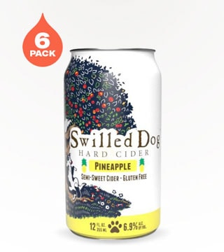 Swilled Dog Pineapple Hard Cider 6 Cans (12oz)