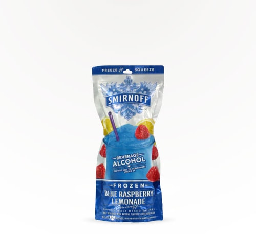 Smirnoff Frozen Pouch Blue Raspberry Lemonade 10oz Bottle