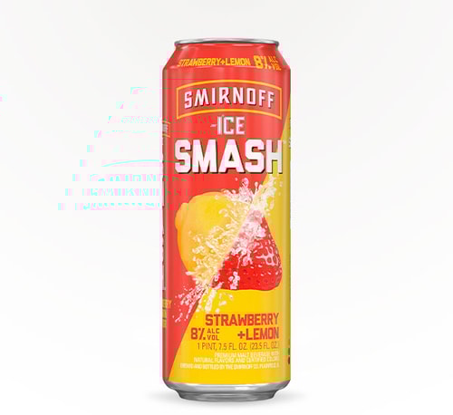 Smirnoff Ice Smash Strawberry and Lemon 23.5oz (Can)