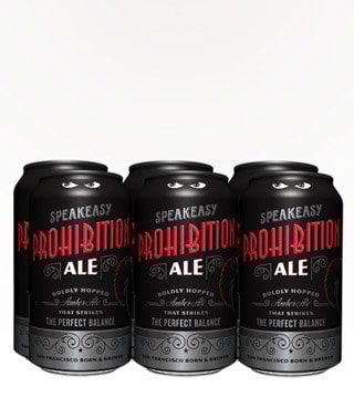 Speakeasy Ales and Lagers Brewing Prohibition Ale 6 cans 12 oz