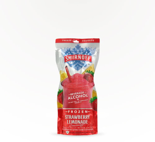 Smirnoff Frozen Pouch Strawberry Lemonade 10oz Bottle