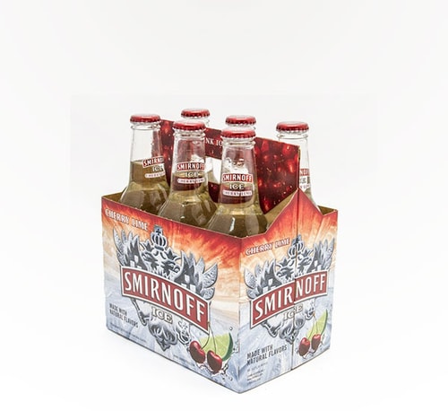 Smirnoff Ice Cherry Lime 6 Bottles (11.2oz)