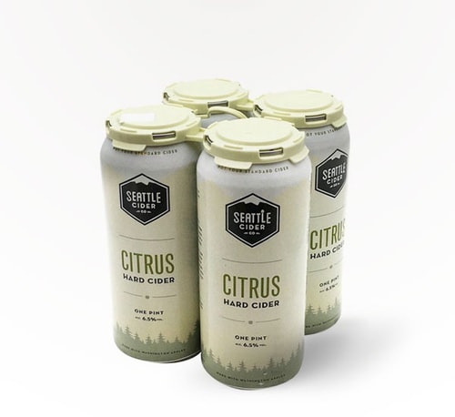 Seattle Cider Citrus Hard Cider Ciders 4 Pack (16oz)