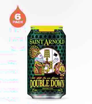 Saint Arnold Brewing Double Down Double IPA 6 Cans (12oz)