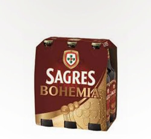 Sagres Beer Bohemian Pilsner 6 Bottles (12oz)