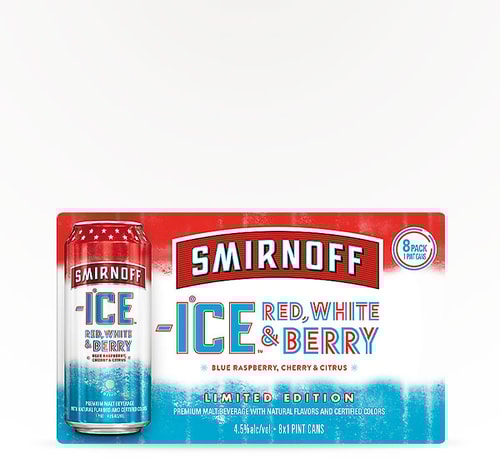 Smirnoff Ice Red, White, and Berry 8 Cans (16oz)