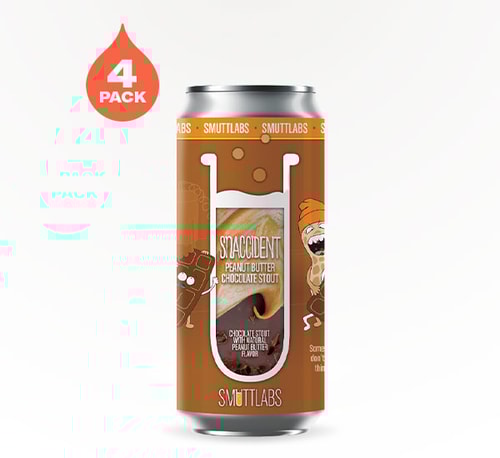 Smuttynose Brewing Snaccident Chocolate Peanut Butter Stout 4 Pack (16oz)
