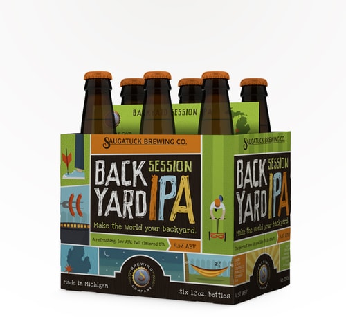 Saugatuck Brewing Backyard IPA 6 Bottles (12oz)