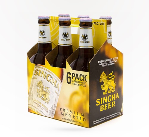 Singha Thai Lager 6 Bottles 12oz