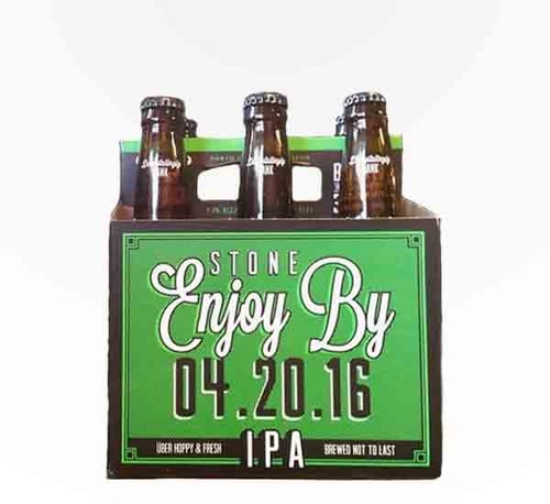 Stone Enjoy By IPA American IPA 6 Bottles 12oz
