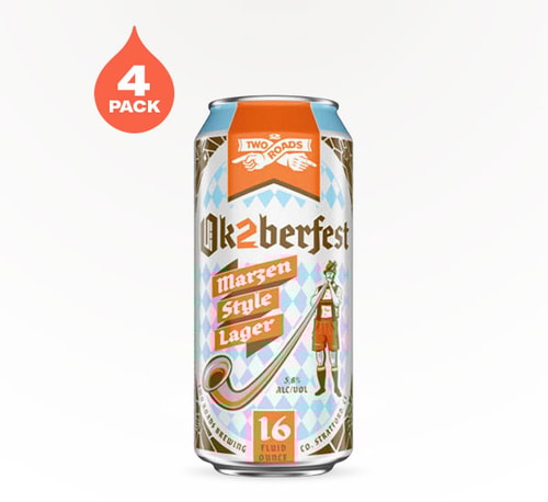 Two Roads Brewing Ok2berfest Lager 4 Pack (16oz)