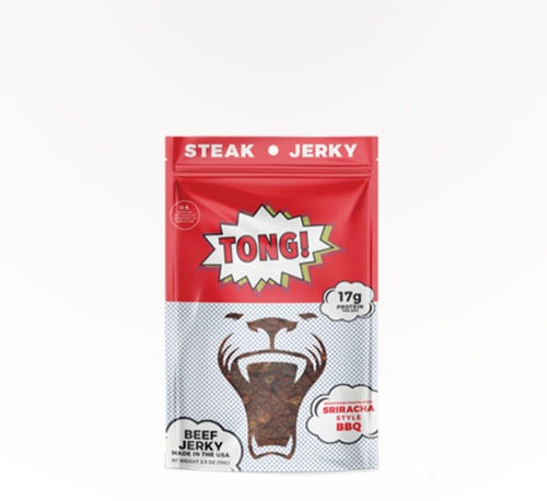 Tong Steak Jerky Sriracha Style BBQ 3 oz