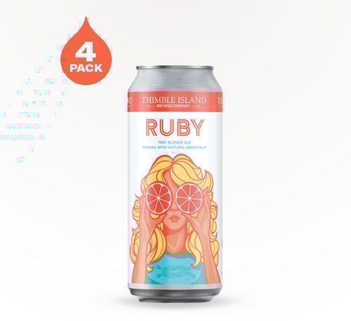 Thimble Island Brewing Ruby Tart Blonde Ale 4 Pack (16oz)