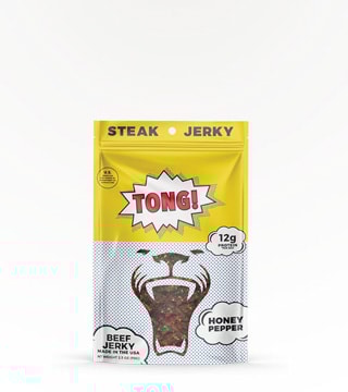 Tong Steak Jerky Honey Pepper 3.5 oz
