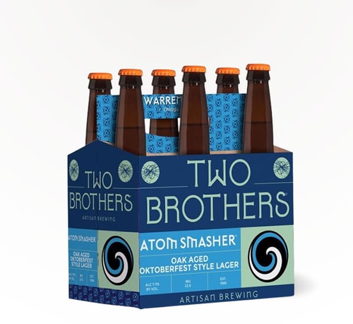 Two Brothers Brewing Atom Smasher Oktoberfest Lager 6 Cans (12oz)
