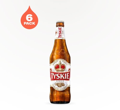 Tyskie Gronie Polish Pale Lager 6 Bottles (11.2oz)