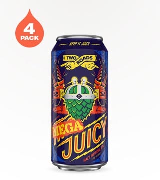 Two Roads Brewing Mega Juicy Imperial IPA 4 Cans 16 oz