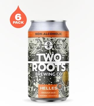 Two Roots Brewing Enough Said Non Alcoholic Helles Lager 6 Cans (12oz)
