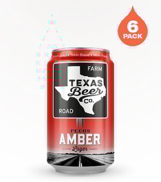 Texas Beer Pecos Amber Lager 6 Cans (12oz)