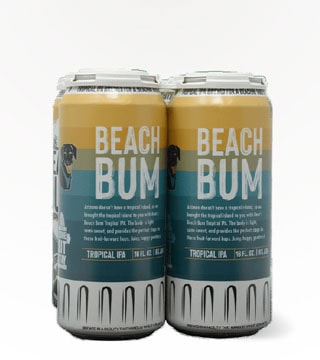 Uncle Bear's Brewery Beach Bum Tropical IPA 4 Cans 16 oz