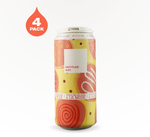 Untitled Art Peach Melba Sour À La Mode 4 Pack (16oz)