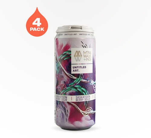 Untitled Art Saskatoon Berry Sour Ale 4 Pack (16oz)