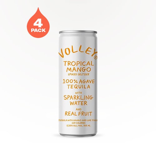 Volley Tropical Mango 4 Cans (12oz)