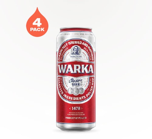Warka Classic Lager 4 Cans (500ml)