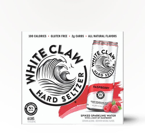 White Claw Hard Seltzer Raspberry 12 Cans (12oz)