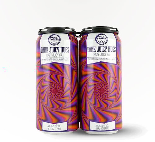 Wild Barrel Brewing Dank Juicy Nugs Hazy IPA 4 Bottles (16oz)
