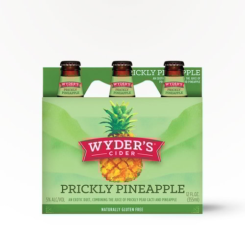 Wyder's Cider Prickly Pineapple Hard Cider 6 Bottles (12oz)
