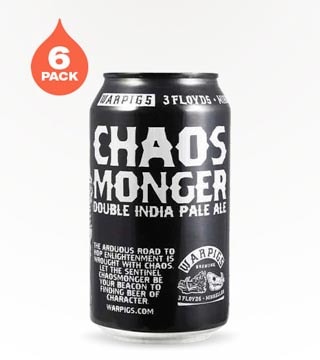 WarPigs Brewing Chaos Monger Double IPA 6 Cans (12oz)