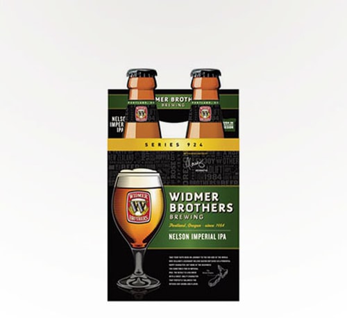 Widmer Nelson Imperial IPA American IPA India Pale Ale 4 Bottles (12oz)
