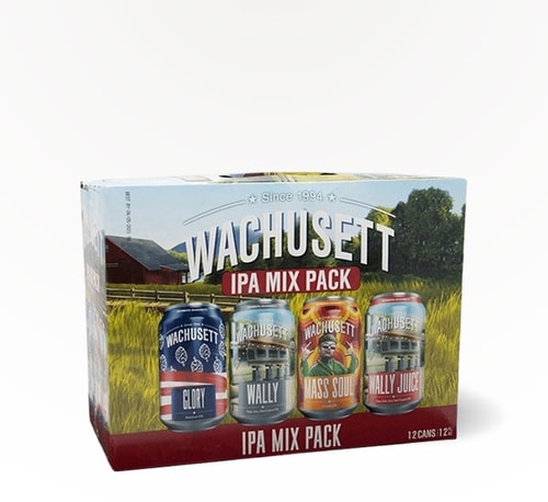 Wachusett Brewing IPA Mix Pack 12 Cans (12oz)