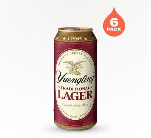 Yuengling Traditional Lager 6 Cans (16oz)