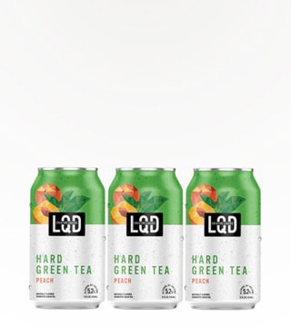 LQD Hard Green Tea Peach 6 Cans 12 oz
