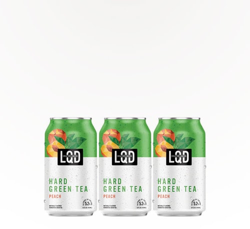 LQD Hard Green Tea Peach 6 Cans (12oz)
