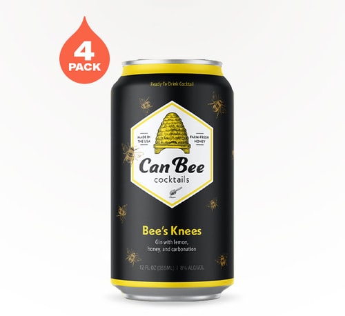Can Bee Cocktails Bee's Knees 4 Cans (12oz)